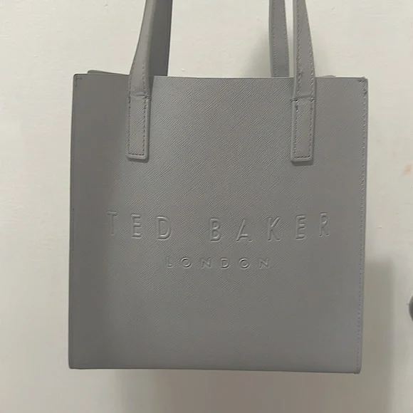 Ted Baker London Bags Small Grey Crosshatch Icon Bag Poshmark